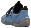 Rieker Morelia Damenschuhe sportlicher Schnürer Blau Productafbeelding-voorbeeld 7