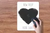 MuchoWow® Mauspad Mousepad Liebe - Herz - Schwarz - Zitat Produktbild-Vorschau 3
