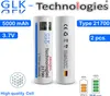 2x GLK INR 21700 50E 5000mAh (unprotected, no PCB, flat Produktbild-Vorschau 1