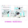 8 Stück Überwachungskamera Attrappe mit roter LED Dummy Produktbild-Vorschau 3