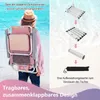 COSTWAY Set da 2 sedie da spiaggia con tavolino, sedie da Anteprima dell’immagine prodotto 9