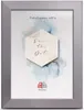 A silver picture frame with a watercolor background and text that says "Save the Date". Produktbild-Vorschau
