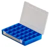 Boîte d'assortiment avec poignée, 24 compartiments, bleu Voir les images du produit 1