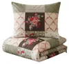 Baumwollbettwäsche 200x200 Blumen kariert Produktbild-Vorschau 11