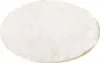 A white, oval-shaped rug or mat on a white background. Náhled obrázku produktu