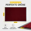 Entrando Fußmatte 90x120 cm in Rot Schwarz - waschbar, Produktbild-Vorschau 2