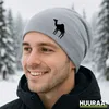 Huuraa Beanie Dromedar Kamel Silhouette Heather Grey One Produktbild-Vorschau 2
