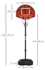 SPORTNOW basketbalový stojan magnetický basketbalový koš se Náhled obrázku produktu 3