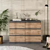 GABRIEL - Cassettiera / credenza con 6 cassetti - Antracite Anteprima dell’immagine prodotto 3