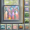 Statische Fensterfolie aus Buntglas, Sichtschutz, Produktbild-Vorschau 2