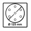 Festool STF D125/8 Brúsne kotúče 125 mm granát P150 GR / Náhľad obrázku produktu 5
