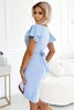 Numoco Minikleid für Frauen Nina azurblau L Produktbild-Vorschau 3