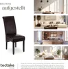 tectake® Esszimmerstuhl gepolstert mit Kunstlederbezug 44 x Produktbild-Vorschau 6
