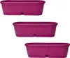 3x Blumenkasten länglich 50 cm lila Produktbild-Vorschau 1