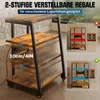 4-stufiger HiFi Rack mit Rädern, Schrank mit Produktbild-Vorschau 5