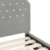 Kinderbettgestell mit Kopfteil Hellgrau 70 x 140 cm Samt Produktbild-Vorschau 8