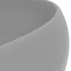 vidaXL s Waschbecken Rund Matt Hellgrau 40x15 cm Keramik Produktbild-Vorschau 5