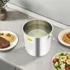 Stahleimer - Edelstahl Eimer 6 l - Mit Deckel und Henkel - Produktbild-Vorschau 9