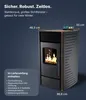 Nemaxx P9 Pelletofen Pelletkaminofen 11kW Kaminofen Produktbild-Vorschau 17