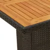 7-tlg. Garten-Essgruppe mit Kissen Schwarz Poly Rattan Produktbild-Vorschau 8