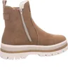 Side view of a brown women's boot on a white background. Produktbild-Vorschau