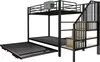 Merax Etagenbett 90x200 cm, 180x200 cm, Multifunktionales Produktbild-Vorschau 11