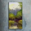 Wandbild Leinwand Bilder mit Uhr Geräuschlos 30x60 Produktbild-Vorschau 2