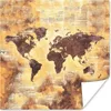 MuchoWow® Poster Weltkarte - Punkte - Farben 75x75 cm - Produktbild-Vorschau 1