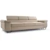 Sofa 3-Sitzer mit Schlaffunktion NAVIO, Farbe: Cappuccino Produktbild-Vorschau 1