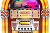 A retro-style jukebox with colorful lights and buttons. Produktbild-Vorschau