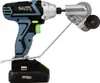 A cordless drill with an attached metal sheet cutting adapter, shown against a white background. Anteprima dell’immagine prodotto