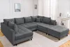 riess-ambiente Moderne XXL Wohnlandschaft KENT 305cm Produktbild-Vorschau 4