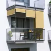 Senkrechtmarkise Balkon 100x240cm Außenrollo Sichtschutz Produktbild-Vorschau 2