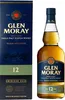 A bottle of Glen Moray Speyside Single Malt Scotch Whisky and its packaging. Produktbild-Vorschau