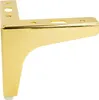 A single gold-colored furniture leg with mounting holes, shown against a white background. Produktbild-Vorschau