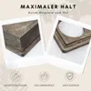 Couchbox mit 4 Glasschalen in Grau | Couchbar Snackbox für Produktbild-Vorschau 5