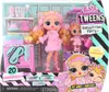 The image shows the packaging of an LOL Surprise Tweens doll set called "Babysitting Party". The packaging features illustrations of the dolls and accessories, along with product information. Voir les images du produit