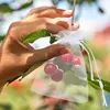 120 x Organzové vrecúška biele na šperky a darčeky - 7 x 9 Náhľad obrázku produktu 5