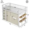 Hochbett Kinderbett mit Verdunkelungsvorhängen,individuell Produktbild-Vorschau 2