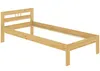 Kieferbett Massivholz natur Einzelbett 80x200 Bettgestell Produktbild-Vorschau 1