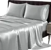 Hedvábné prostěradlo | SILKYFIT Light Grey 180 x 200 Náhled obrázku produktu 3