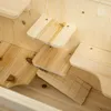 PawHut Kleintierkäfig 5 Etagen Gitterdach Kleintierstall Produktbild-Vorschau 7