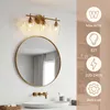 Tribesigns 3-Licht Badezimmer-Wandleuchte Gold, Moderne Produktbild-Vorschau 5