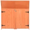 Garten-Geräteschuppen 128x42x91 cm Holz Produktbild-Vorschau 3