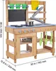 SucceBuy Spielküche für Kinder, Holz-Kinderküche mit Herd, Produktbild-Vorschau 8
