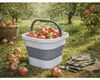 Verk 27716 Seau pliable en silicone 17 L, gris Voir les images du produit 5