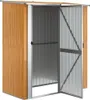 vidaXL Záhradný prístrešok 180,5x97x209,5 cm Pozinkovaná Náhľad obrázku produktu 4