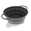 Coolinato faltbares Silikon-Sieb 24 cm grau Produktbild-Vorschau 1