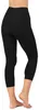 Merry Style Damen 3/4 Leggings MS10-302 (Schwarz, L) Produktbild-Vorschau 2