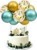 Palloncino Verde Oro Cake Topper Decorazione Festa Di Anteprima dell’immagine prodotto 1